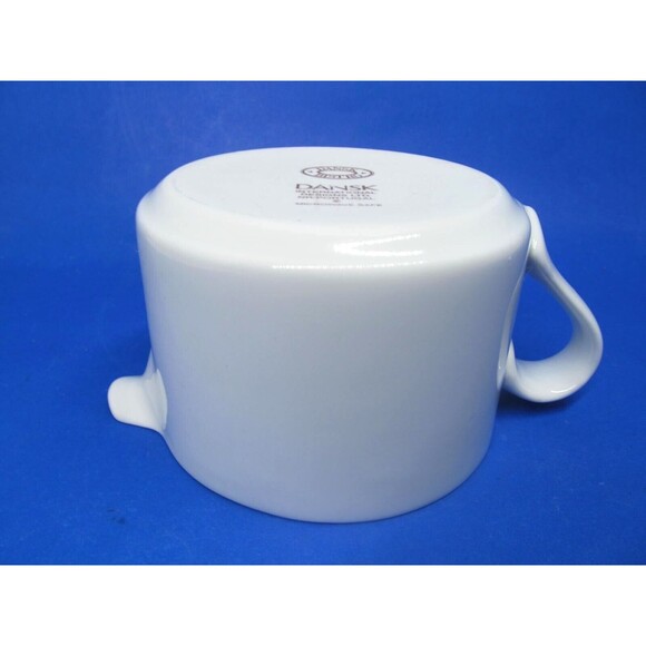 Dansk Bistro Portugal White Creamer 3"T X 4"W - Picture 9 of 12
